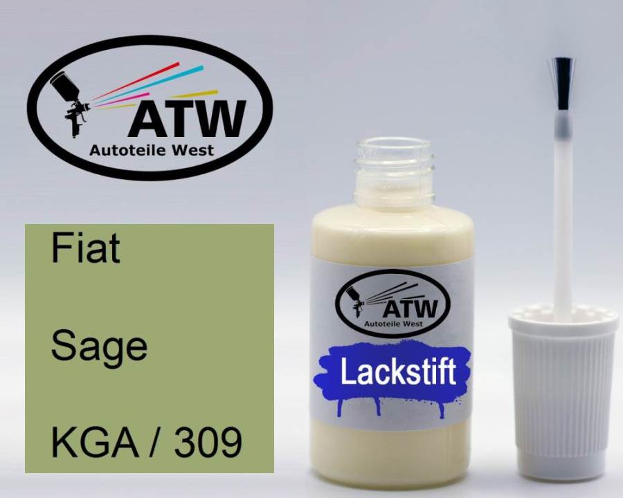 Fiat, Sage, KGA / 309: 20ml Lackstift, von ATW Autoteile West.